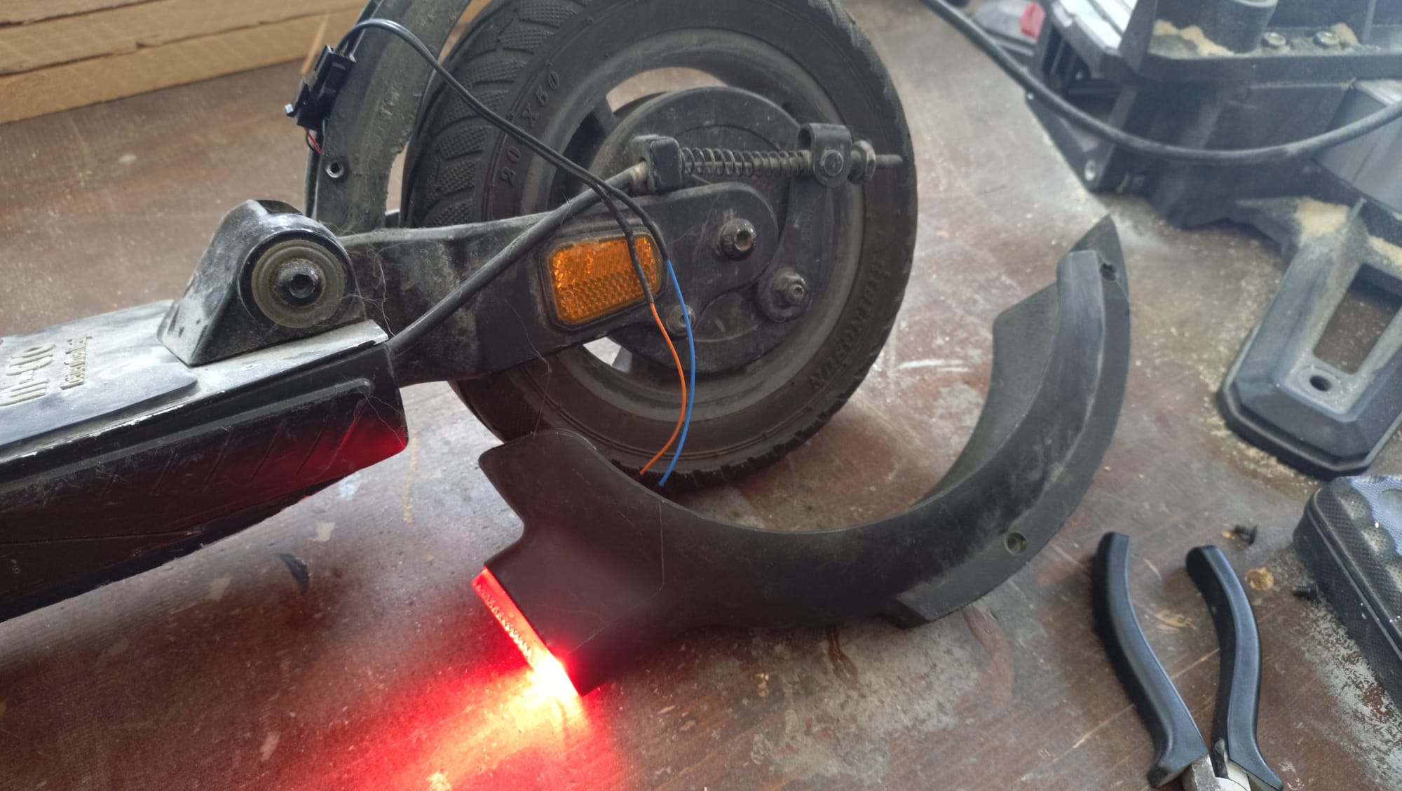 Réparation d’une trottinette électrique